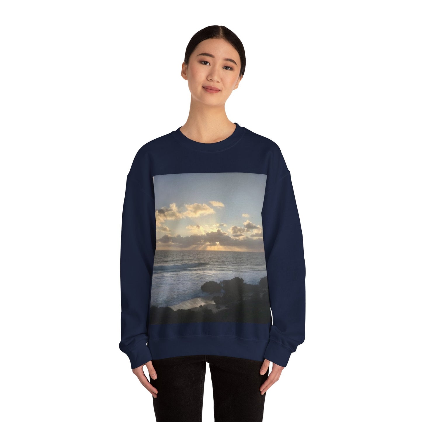Sunset Awaken Unisex Heavy Blend™ Crewneck Sweatshirt Sweatshirt