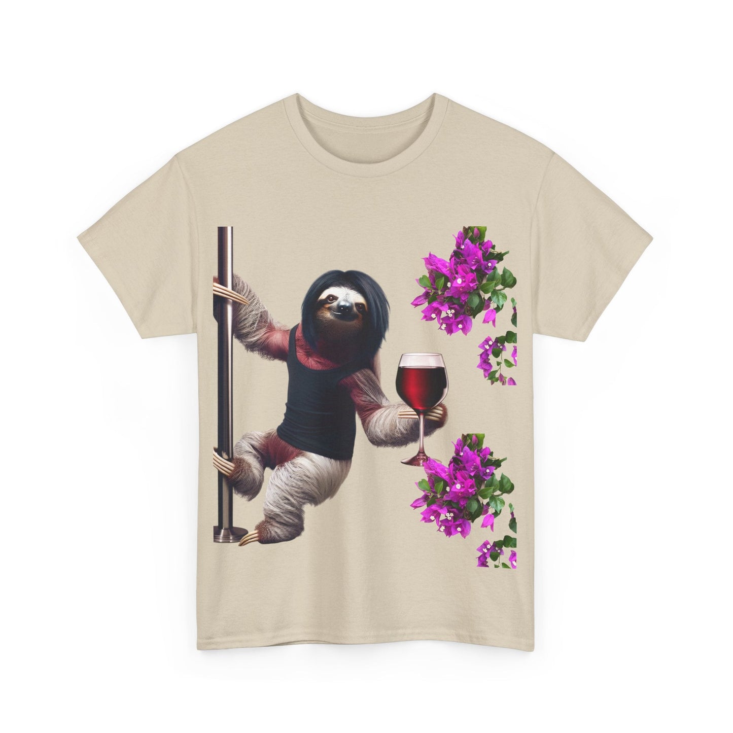 Sweet Love Sloth Heavy Cotton Tee T-Shirt