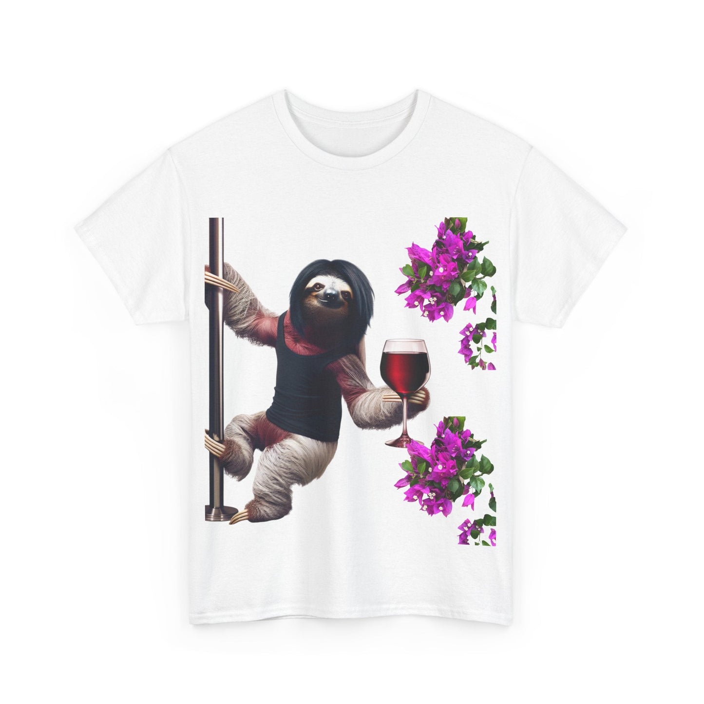 Sweet Love Sloth Heavy Cotton Tee T-Shirt