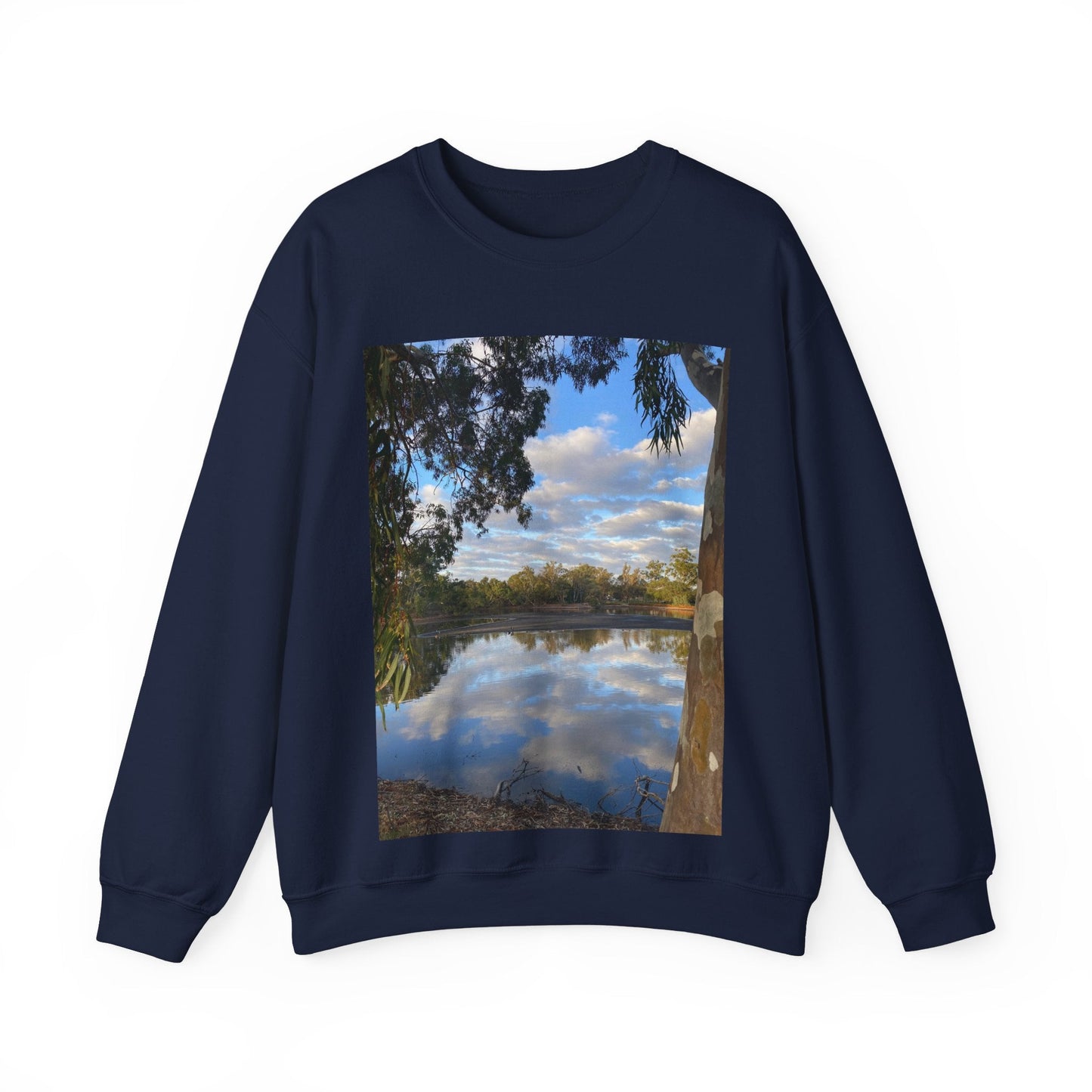 Dreamy Lake Unisex Heavy Blend™ Crewneck Sweatshirt S / Navy Sweatshirt