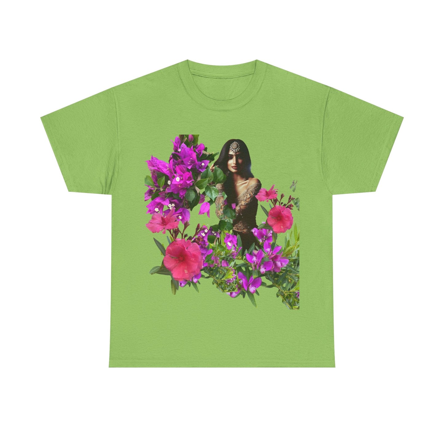 Flower Princess - Heavy Cotton Tee Lime / S T-Shirt