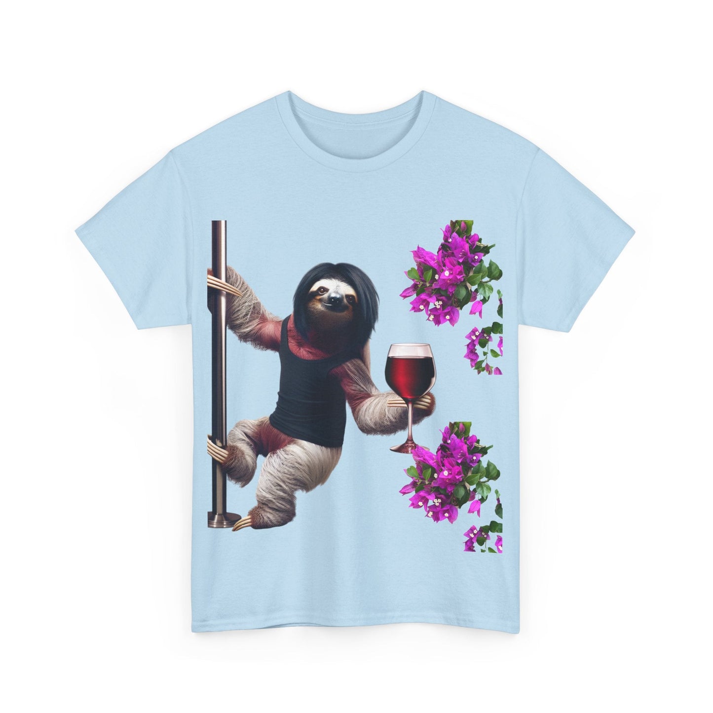 Sweet Love Sloth Heavy Cotton Tee T-Shirt