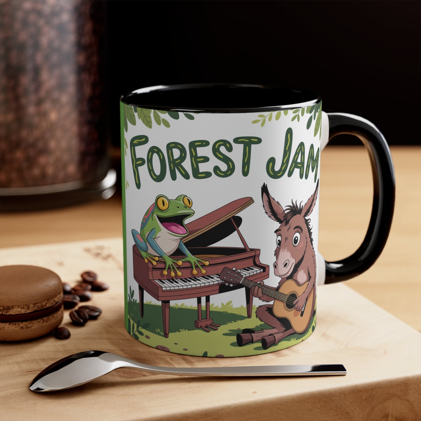 Forrest Jam- Colorful Accent Mugs, 11oz