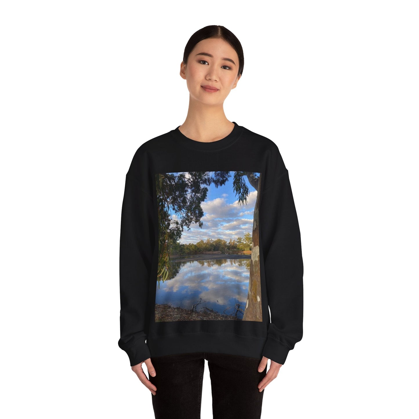 Dreamy Lake Unisex Heavy Blend™ Crewneck Sweatshirt Sweatshirt