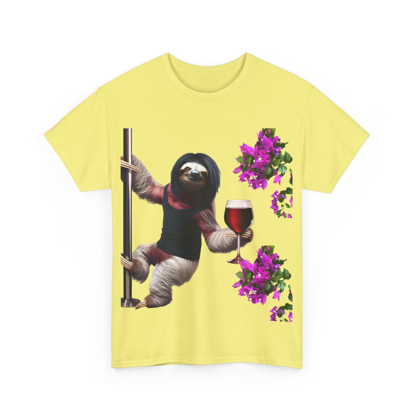 Sweet Love Sloth Heavy Cotton Tee T-Shirt