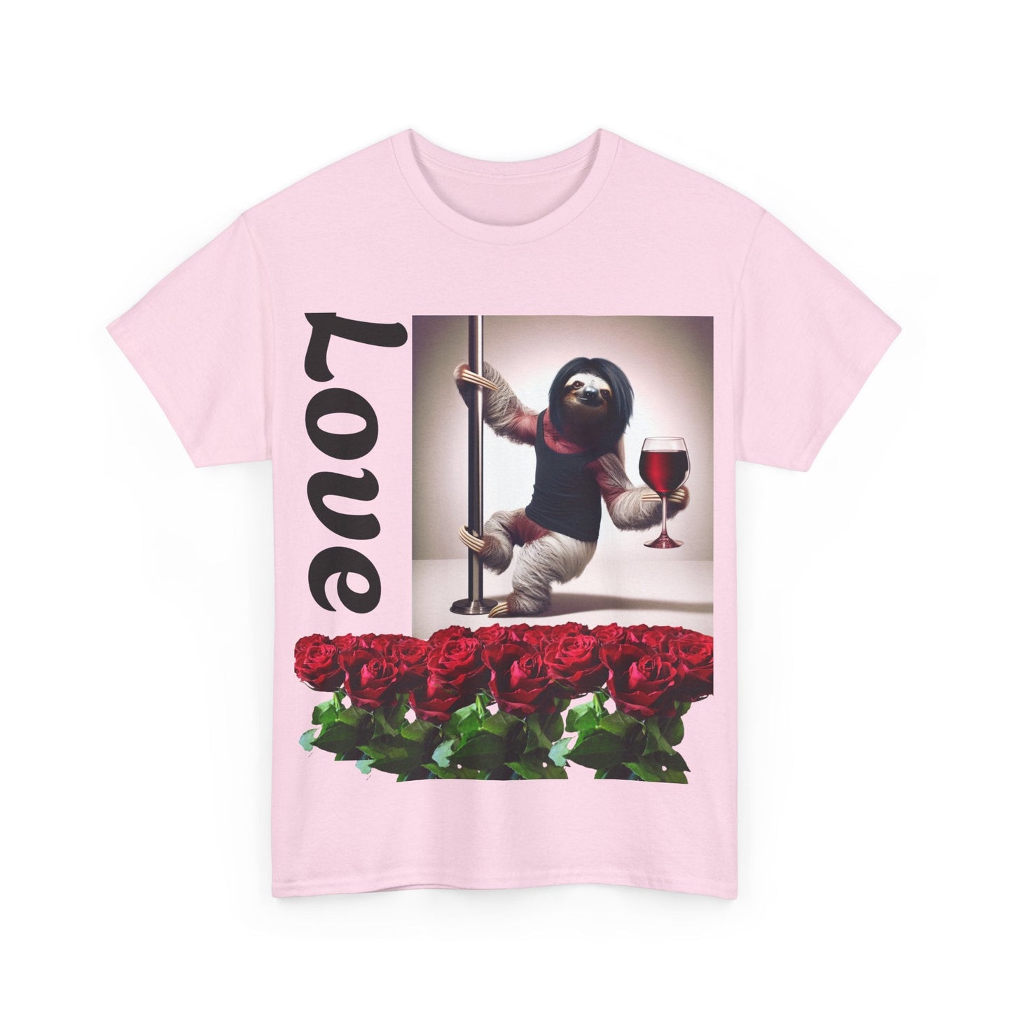 Love Sloth Heavy Cotton Tee T-Shirt