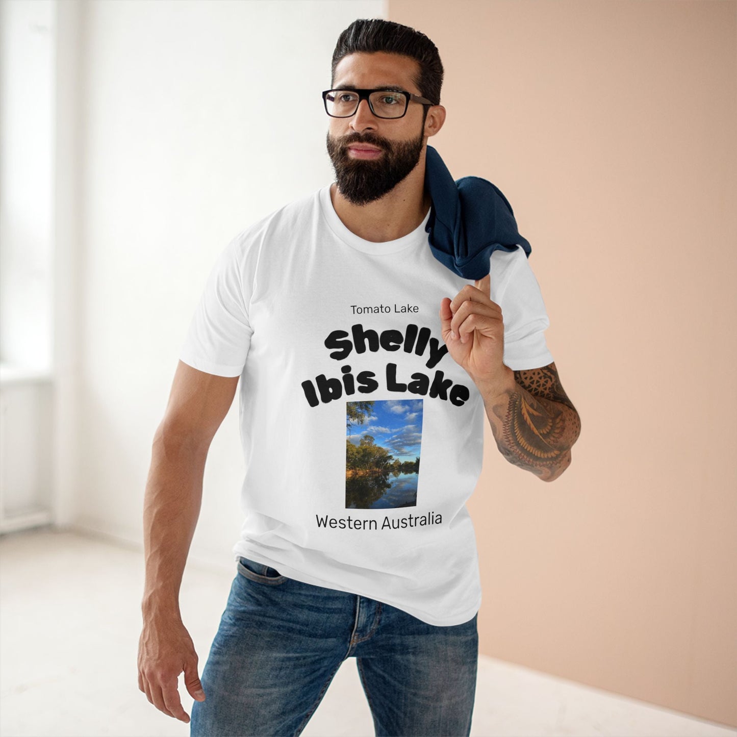 Shelly Ibis Lake -Tomato Lake Western Australia - FREESHIPPING within Australia Buy any 3 T-shirts get 1 for free