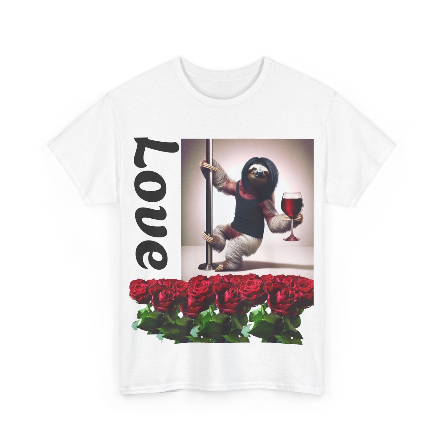 Love Sloth Heavy Cotton Tee T-Shirt