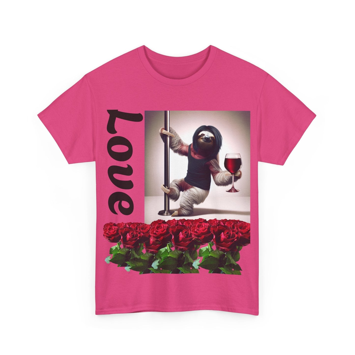 Love Sloth Heavy Cotton Tee T-Shirt