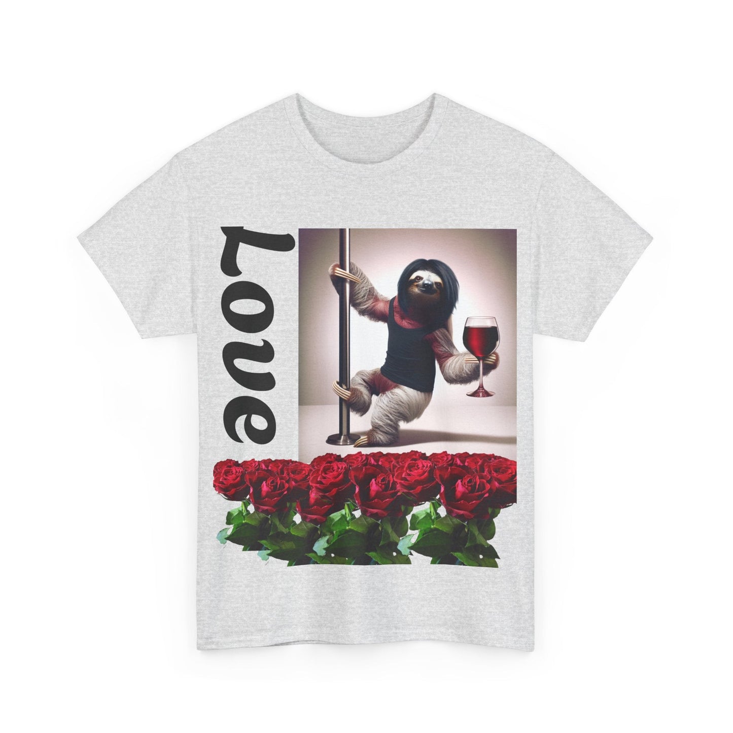 Love Sloth Heavy Cotton Tee T-Shirt