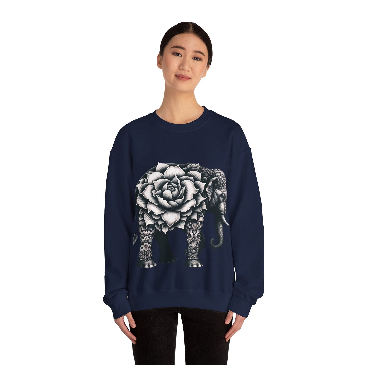 Magical Elephant Unisex Heavy Blend™ Crewneck Sweatshirt Sweatshirt