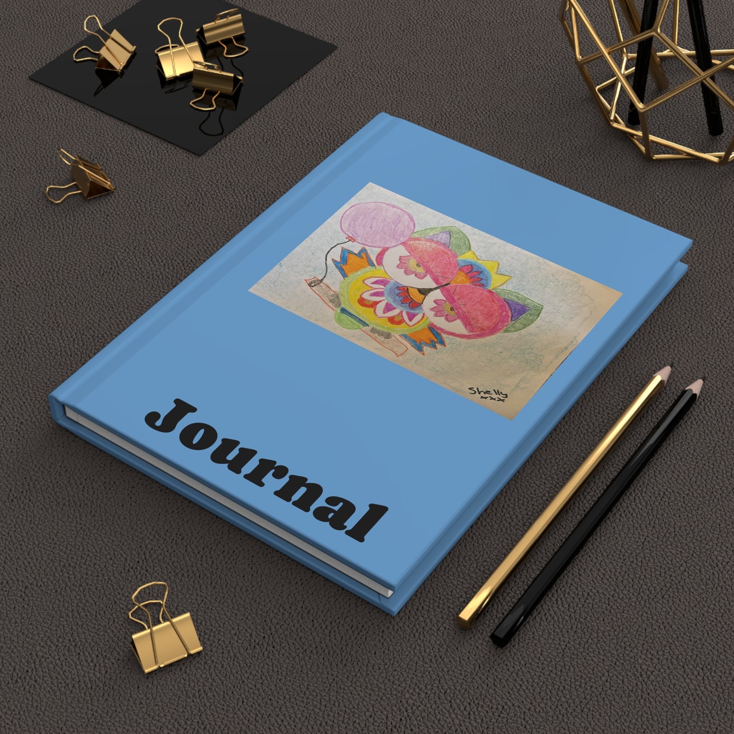 Leli Owl - Hardcover Journal Matte