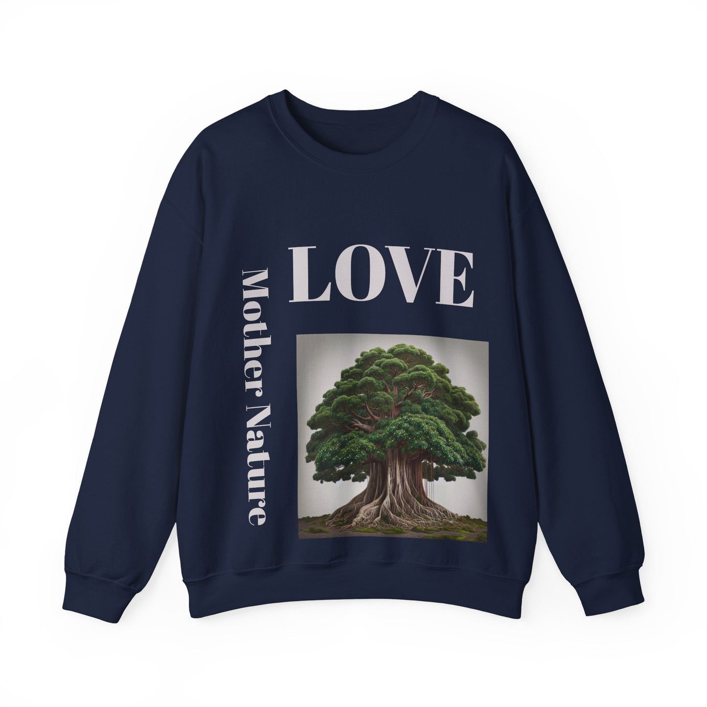 Love Mother Nature Unisex Heavy Blend™ Crewneck Sweatshirt S / Navy Sweatshirt