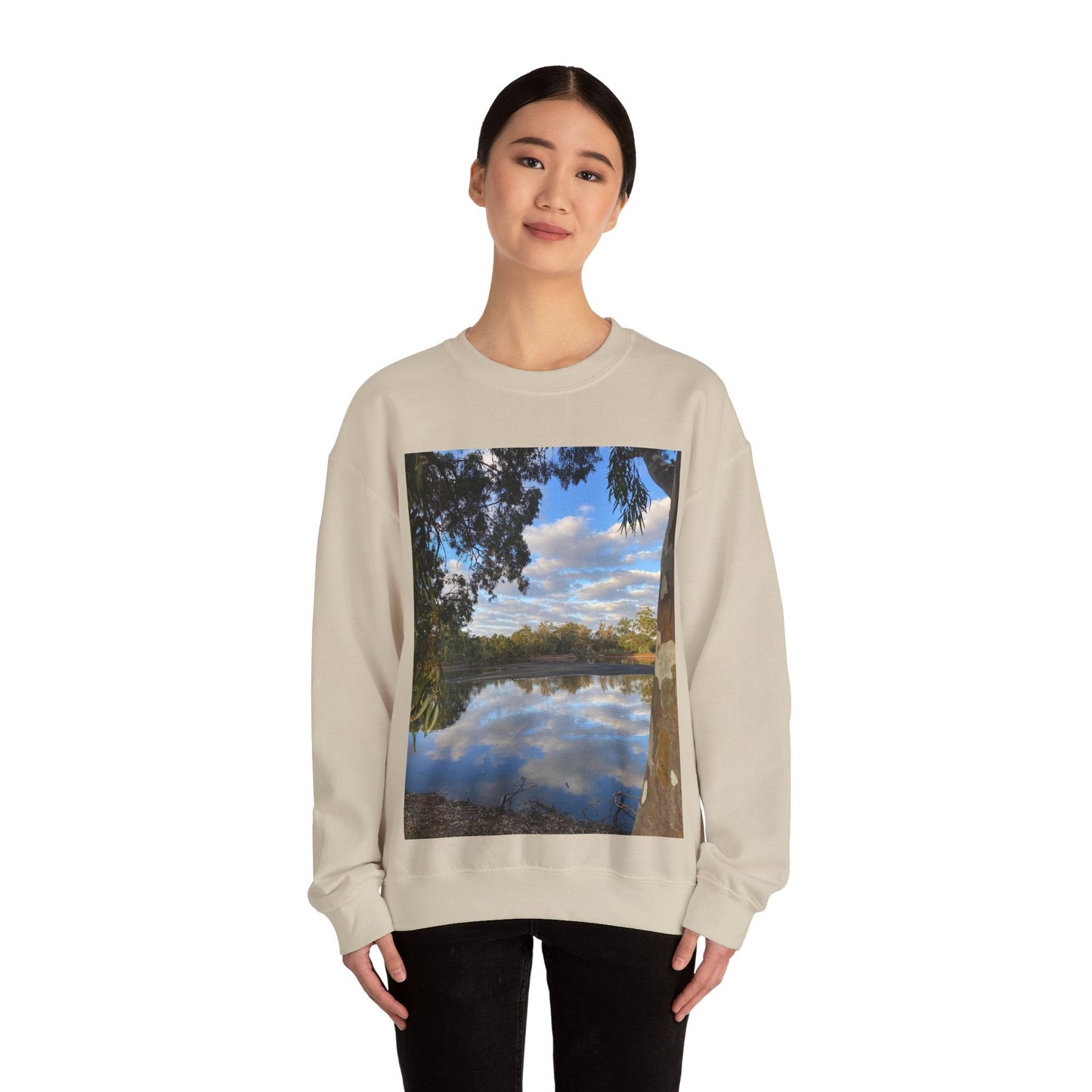 Dreamy Lake Unisex Heavy Blend™ Crewneck Sweatshirt Sweatshirt