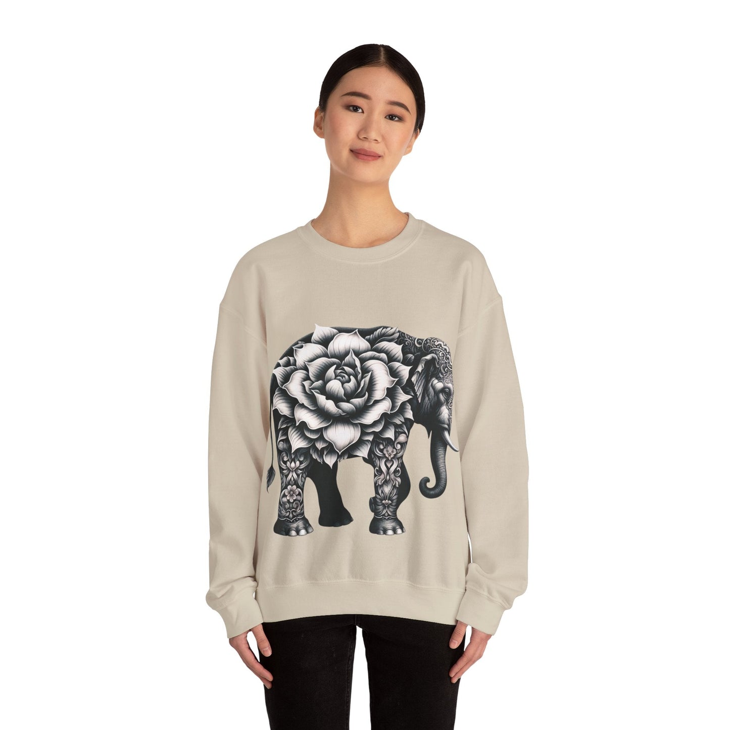 Magical Elephant Unisex Heavy Blend™ Crewneck Sweatshirt Sweatshirt