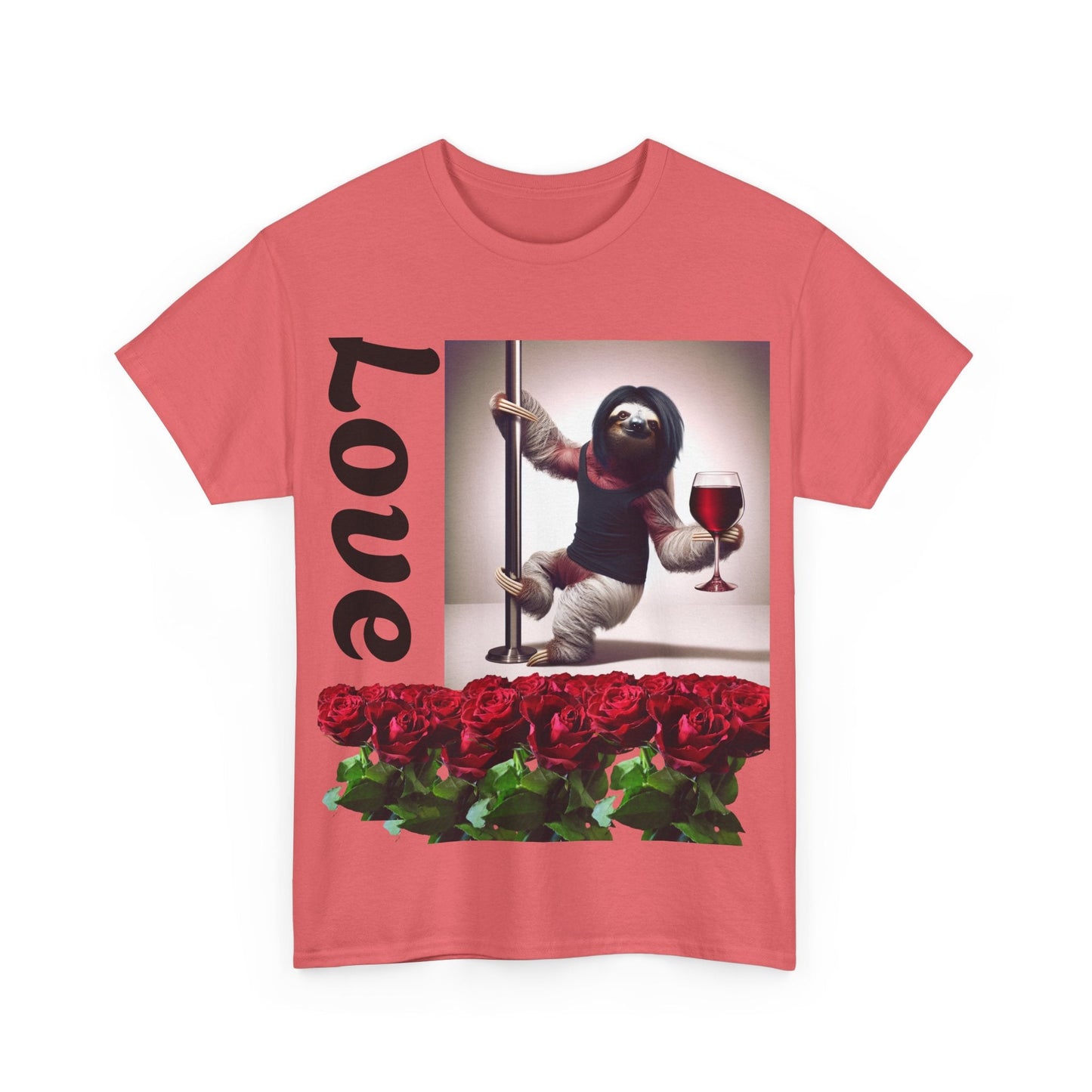 Love Sloth Heavy Cotton Tee T-Shirt