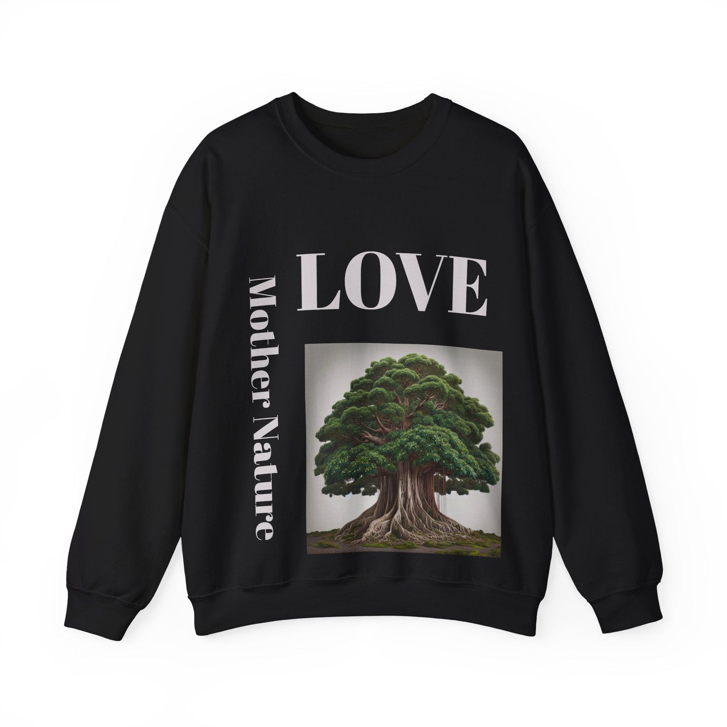Love Mother Nature Unisex Heavy Blend™ Crewneck Sweatshirt S / Black Sweatshirt