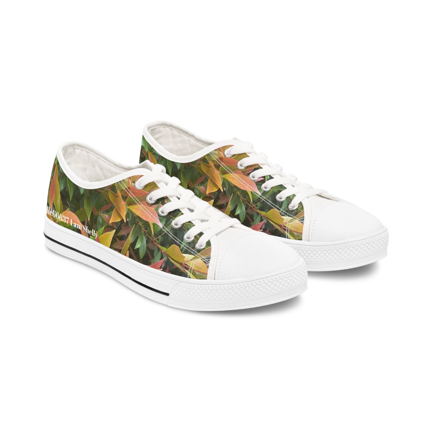 Michelle66637 I Am Shelly- Nature- Women’s Low Top Sneakers 20% Off Code: Wowshoes Us 5.5 / White