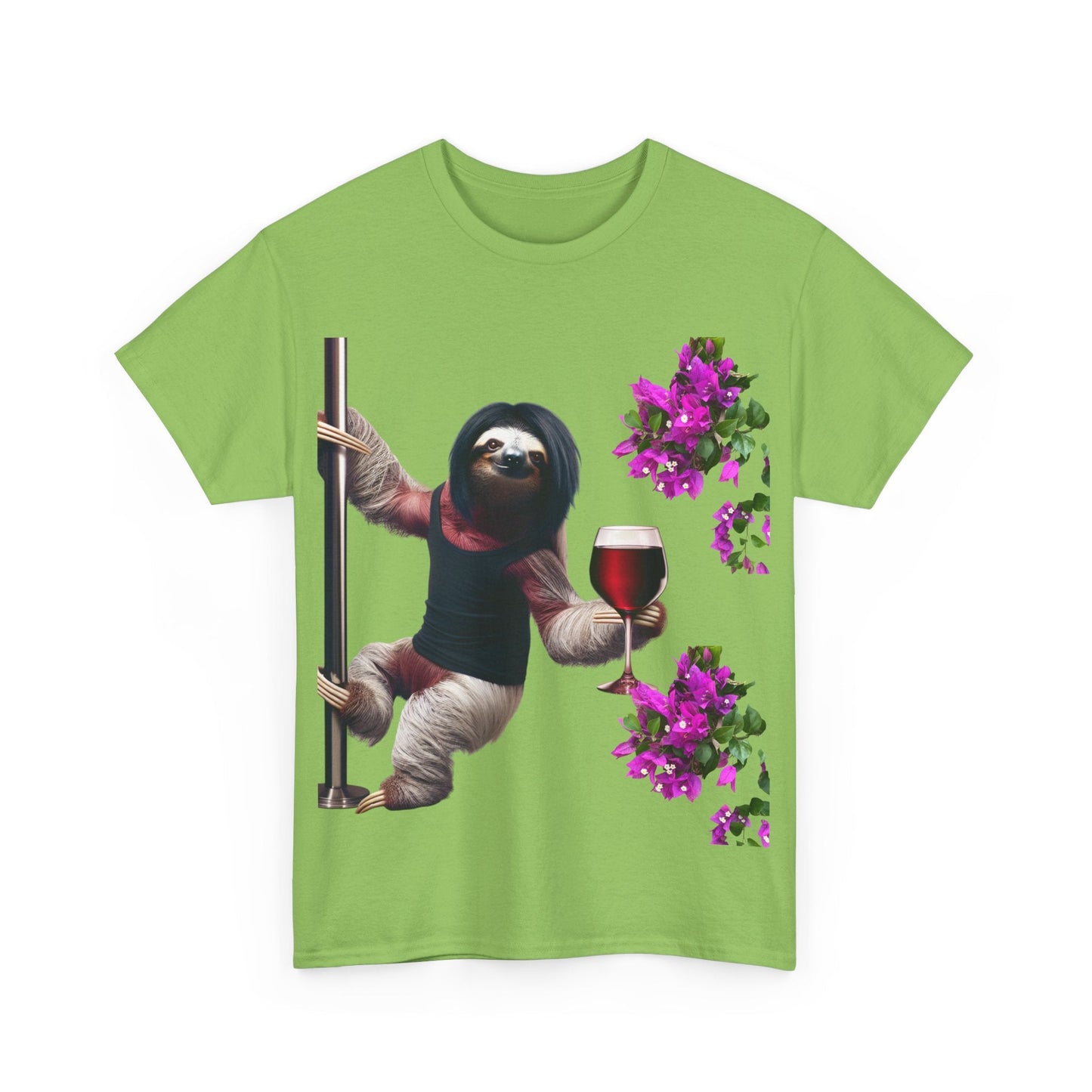 Sweet Love Sloth Heavy Cotton Tee T-Shirt