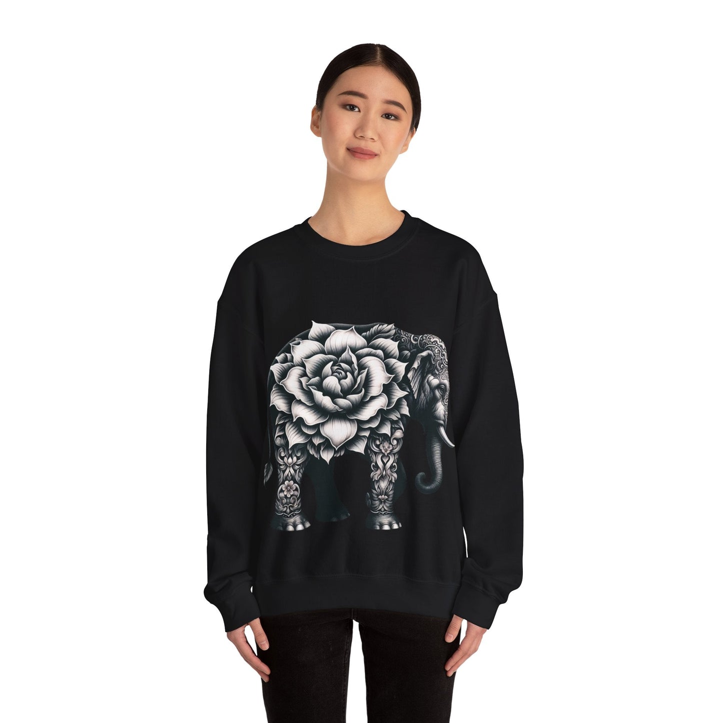 Magical Elephant Unisex Heavy Blend™ Crewneck Sweatshirt Sweatshirt