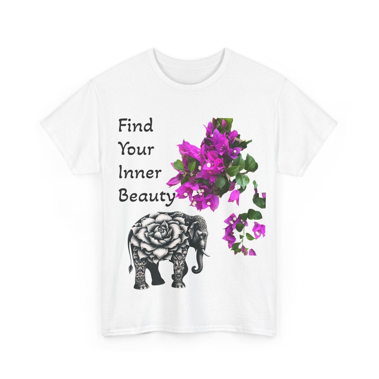 Inner Beauty - Heavy Cotton Tee buy any 3 get 1 free. Free Shipping within Australia T-Shirt