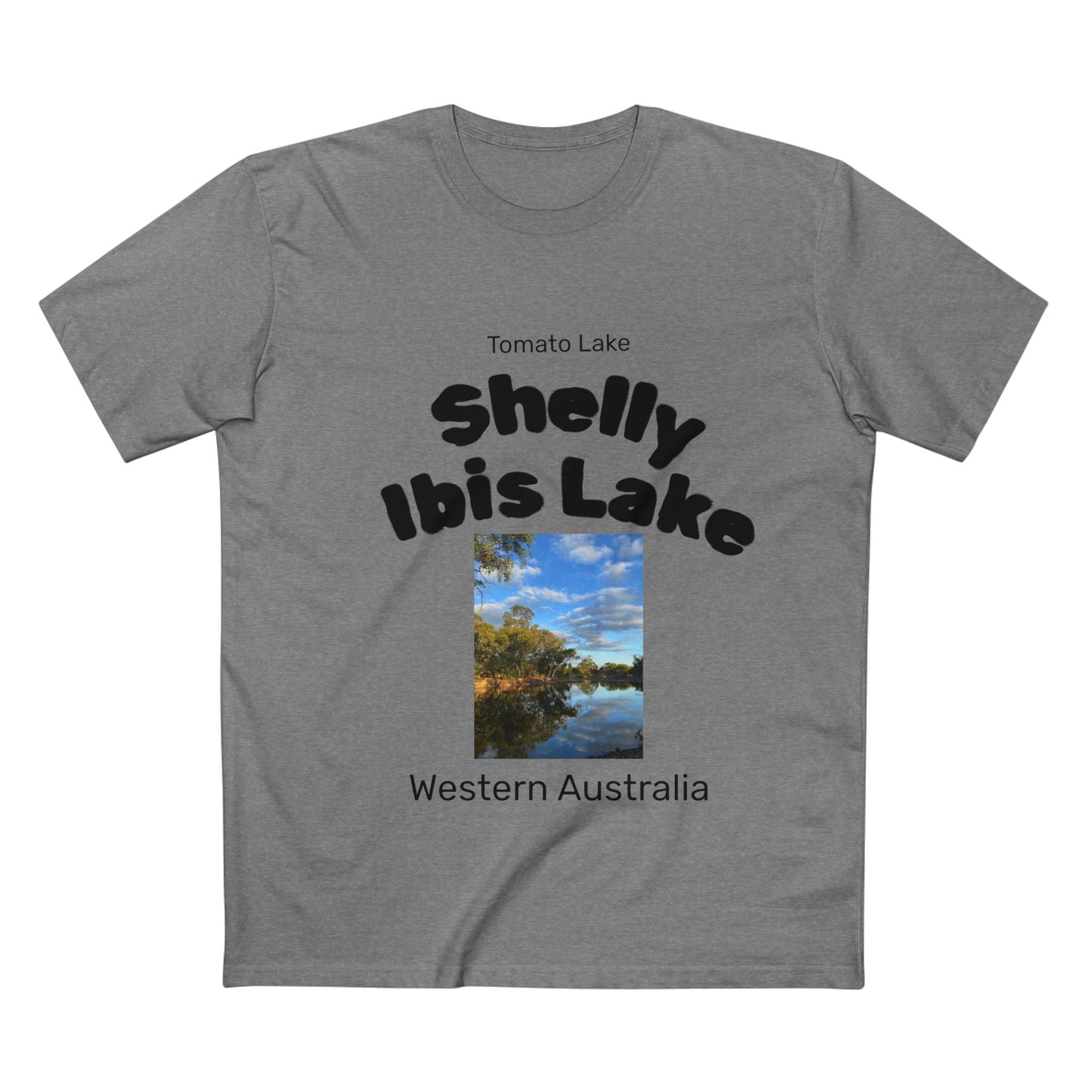 Shelly Ibis Lake -Tomato Lake Western Australia - FREESHIPPING within Australia Buy any 3 T-shirts get 1 for free