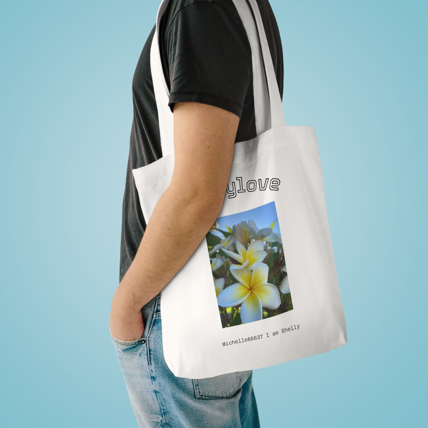 CATHYLOVE - COTTON TOTE BAGS FREE SHIPPING within Australia One size / Cream Bags