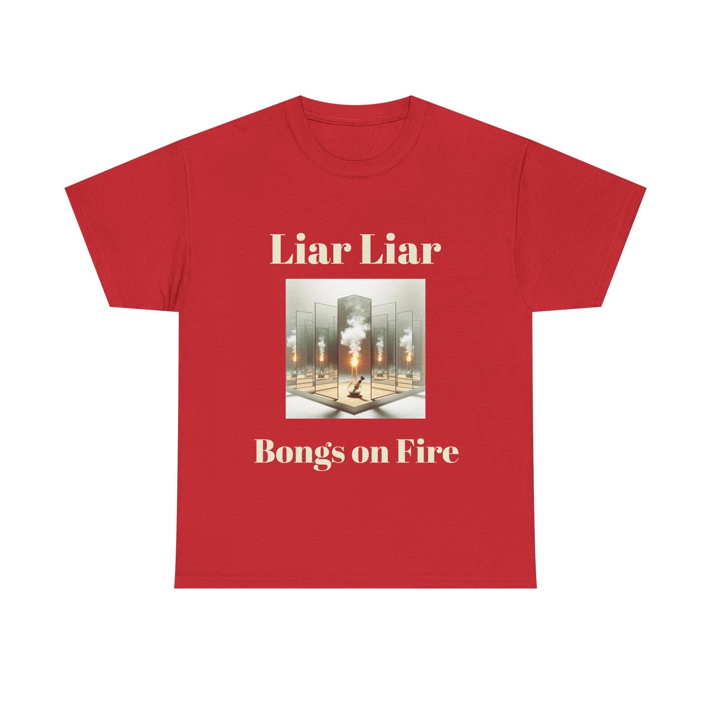 Liar Liar Heavy Cotton Tee Red / S T-Shirt