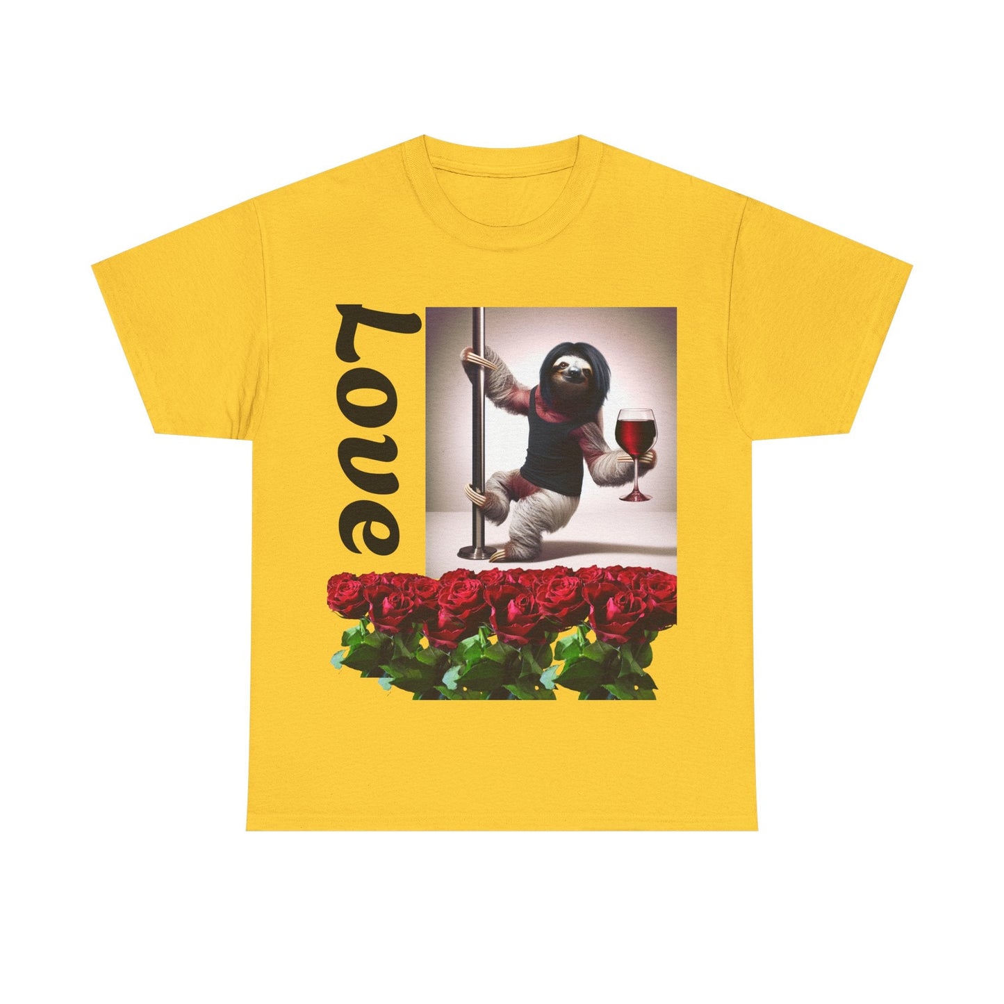 Love Sloth Heavy Cotton Tee Daisy / S T-Shirt