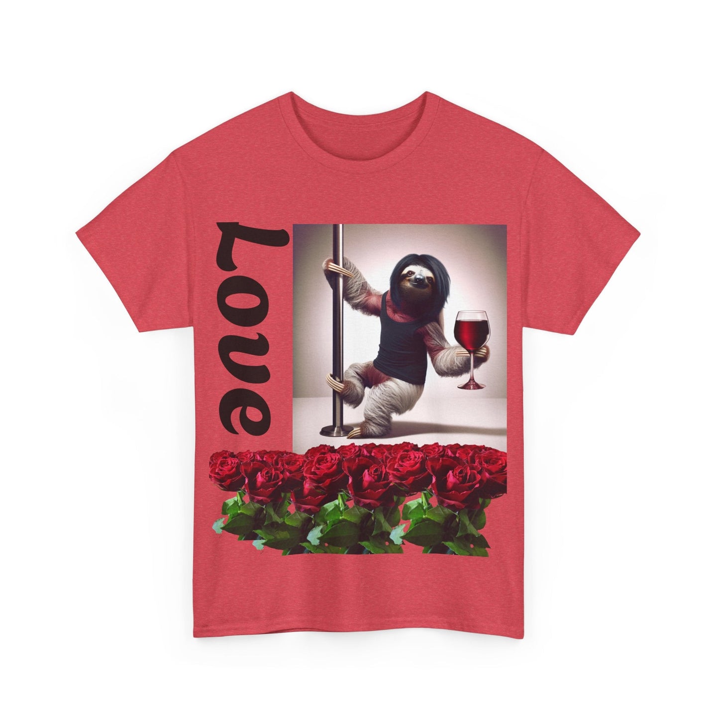 Love Sloth Heavy Cotton Tee T-Shirt
