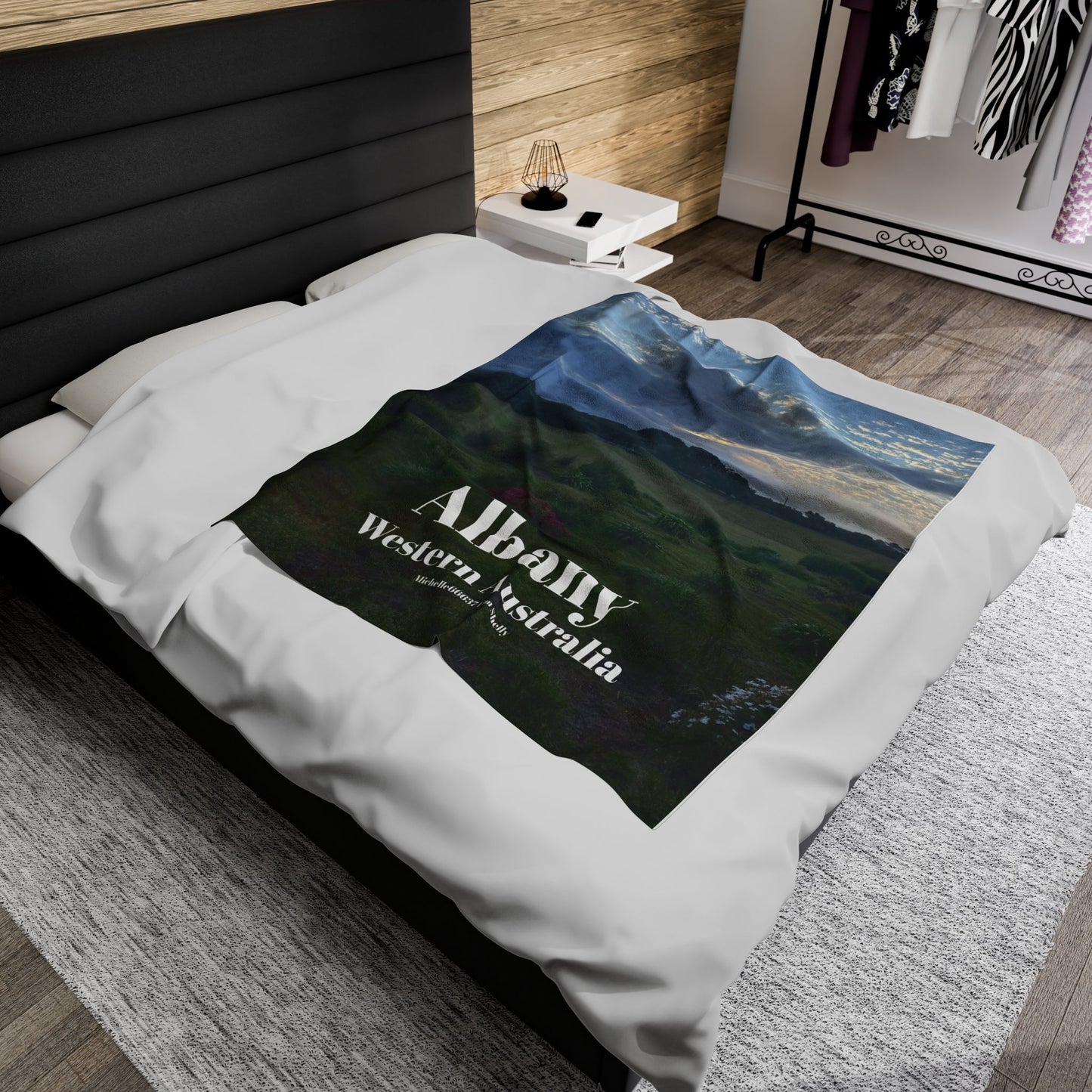 Michelle66637 I Am Shelly - Albany Western Australia Velveteen Plush Blanket All Over Prints