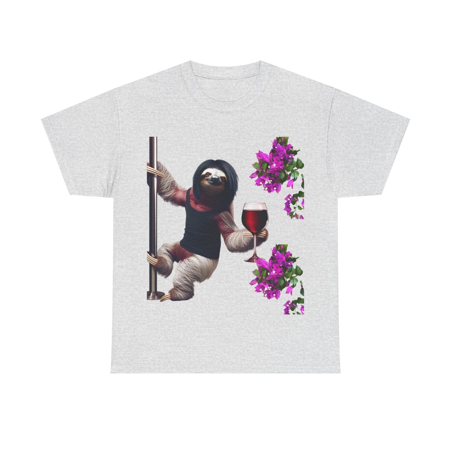 Sweet Love Sloth Heavy Cotton Tee Ash / S T-Shirt