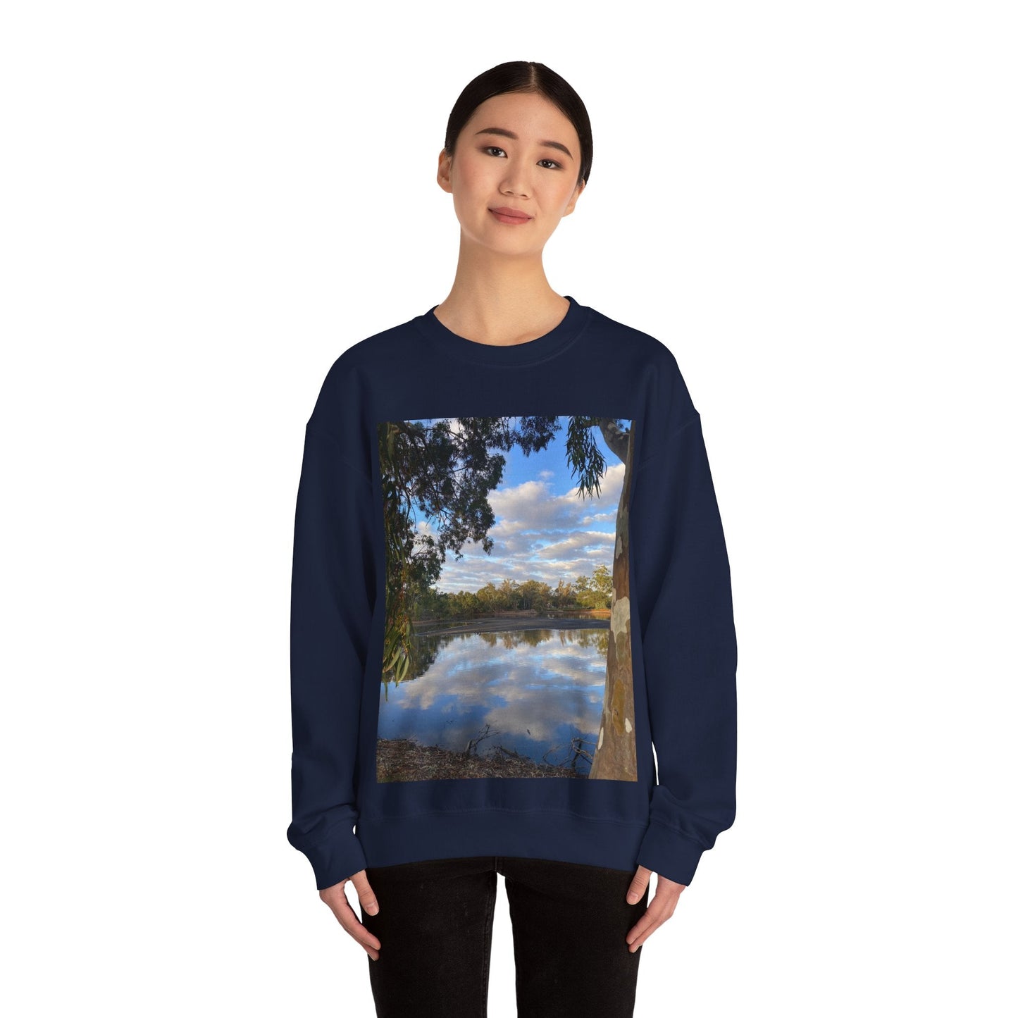 Dreamy Lake Unisex Heavy Blend™ Crewneck Sweatshirt Sweatshirt