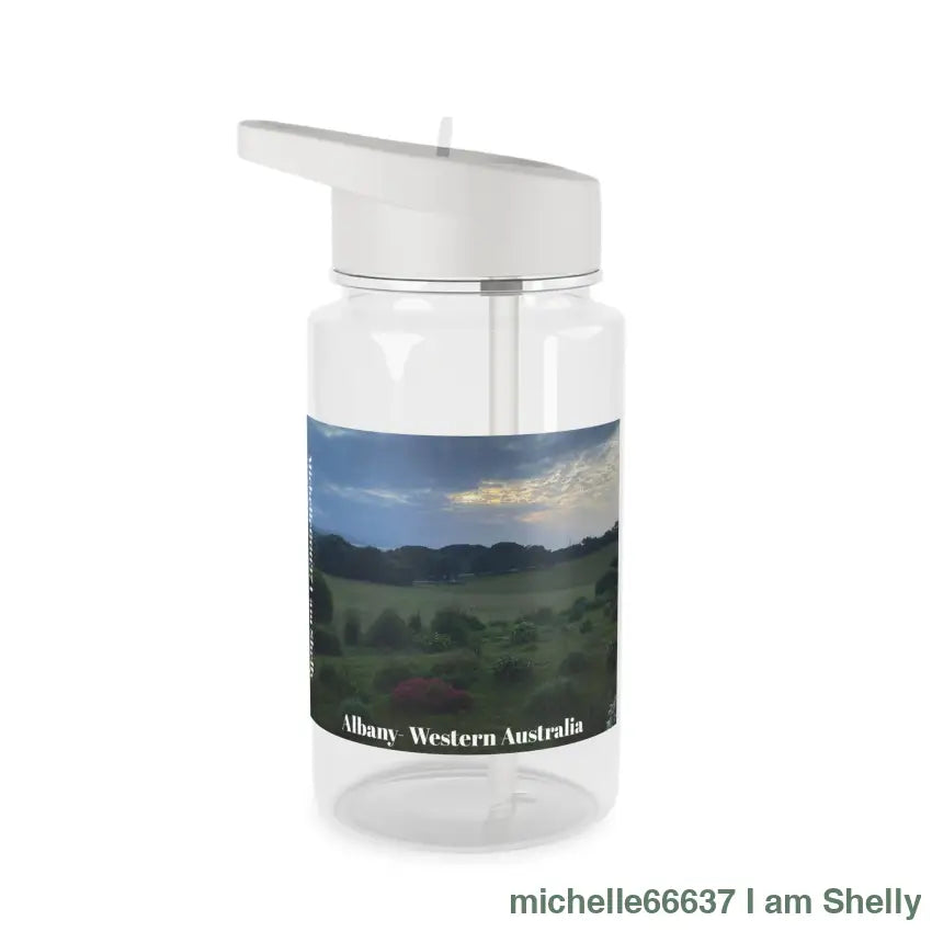 Michelle66637 I Am Shelly - Albany Western Australia Tritan Water Bottle 16.9Oz / Transparent Mug