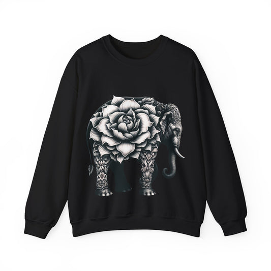 Magical Elephant Unisex Heavy Blend™ Crewneck Sweatshirt S / Black Sweatshirt