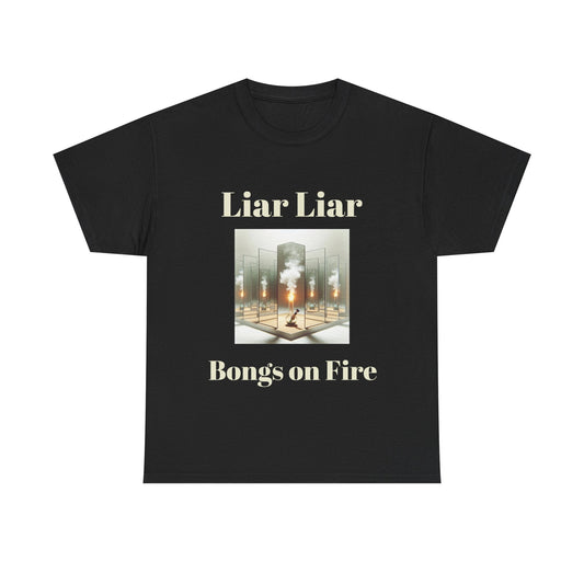 Liar Liar Heavy Cotton Tee Black / S T-Shirt