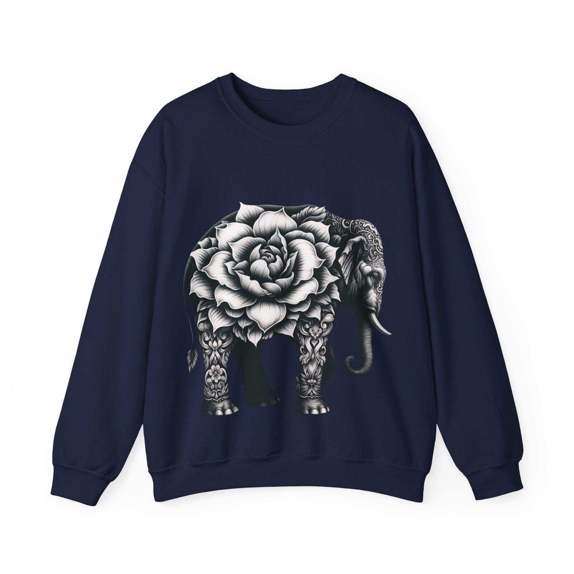 Magical Elephant Unisex Heavy Blend™ Crewneck Sweatshirt S / Navy Sweatshirt