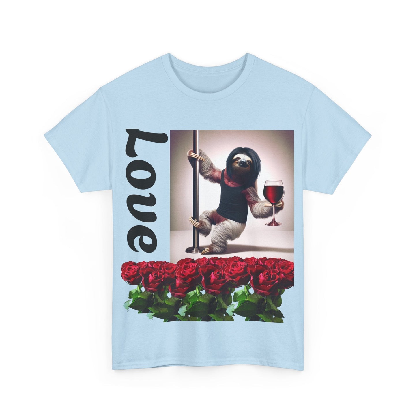 Love Sloth Heavy Cotton Tee T-Shirt