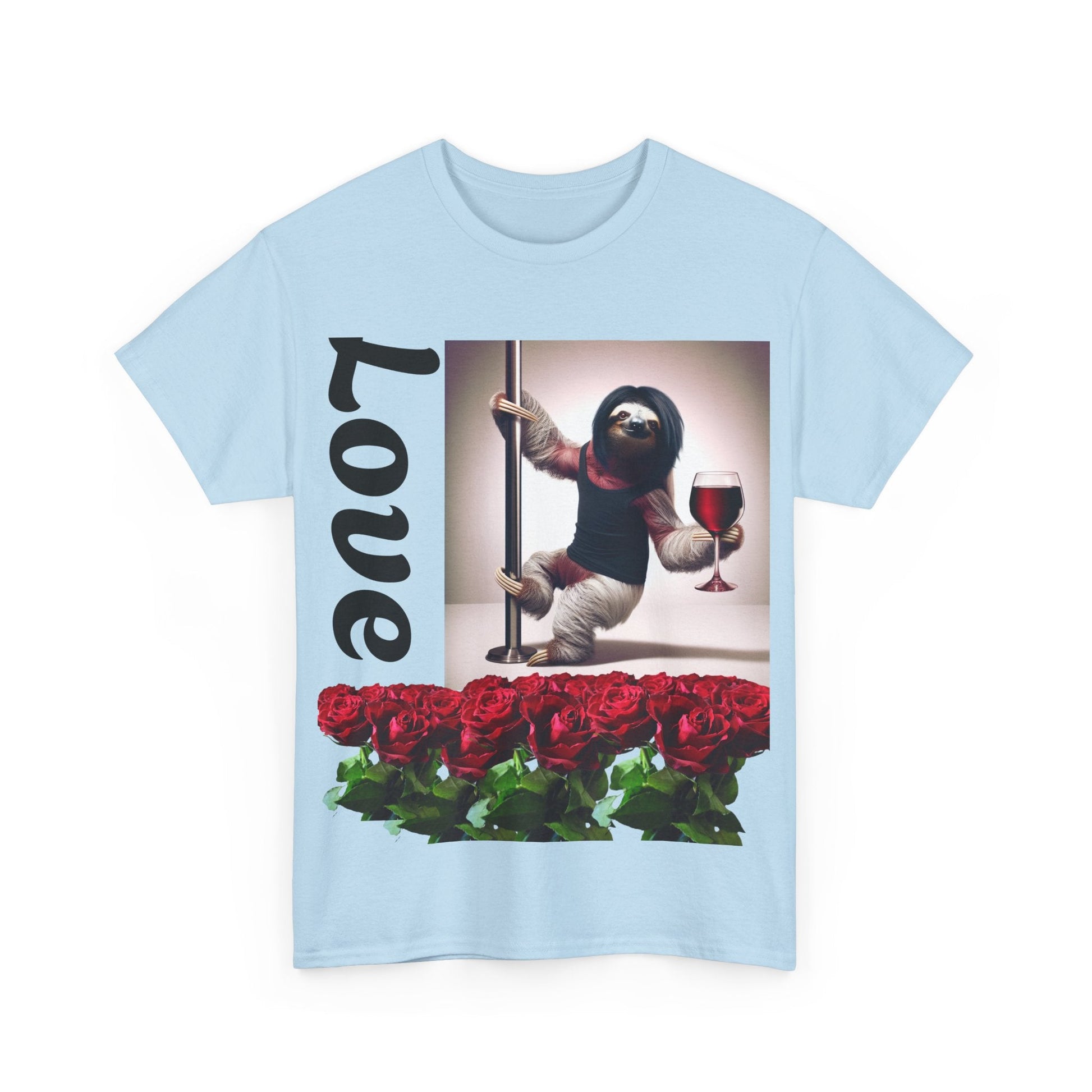 Love Sloth Heavy Cotton Tee T-Shirt