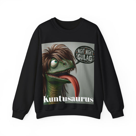 Kuntusaurus Night Night Unisex Heavy Blend™ Crewneck Sweatshirt S / Black Sweatshirt