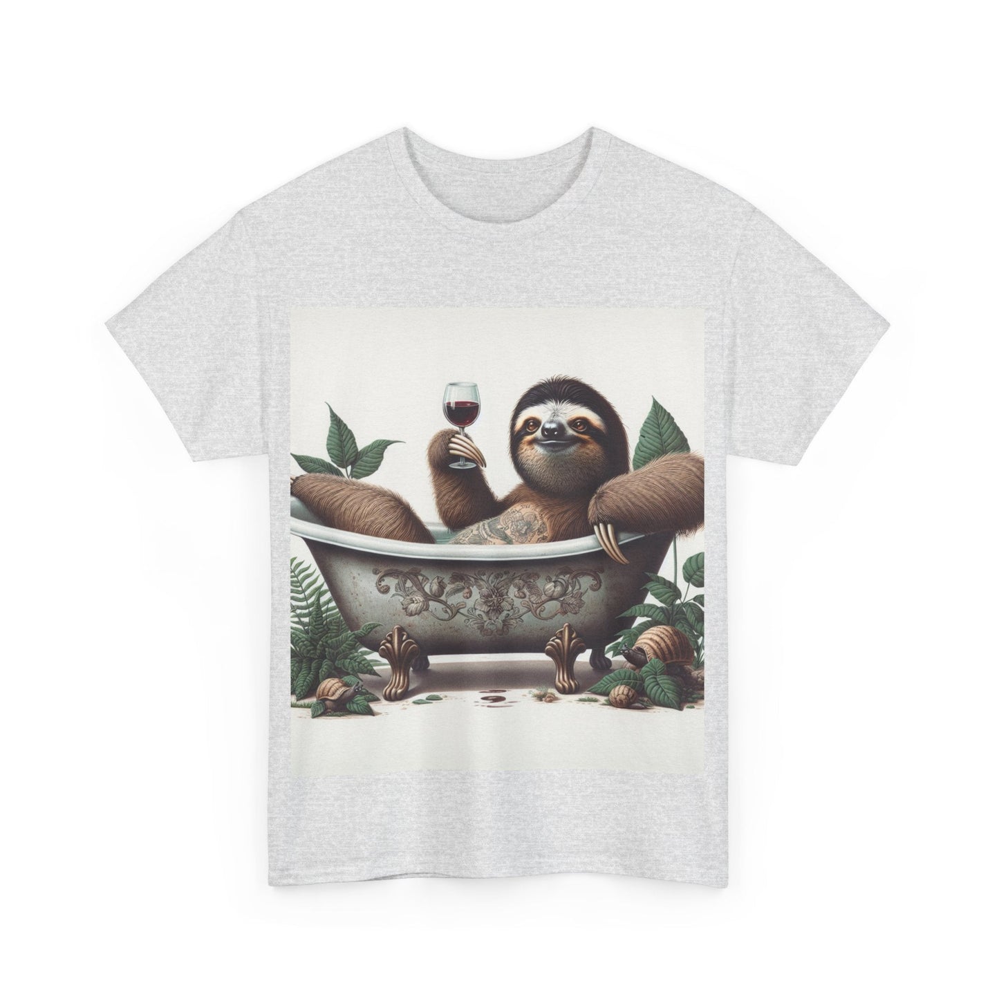 G’day Sloth Heavy Cotton Tee buy any 3 get 1 free. Free Shipping within Australia T-Shirt