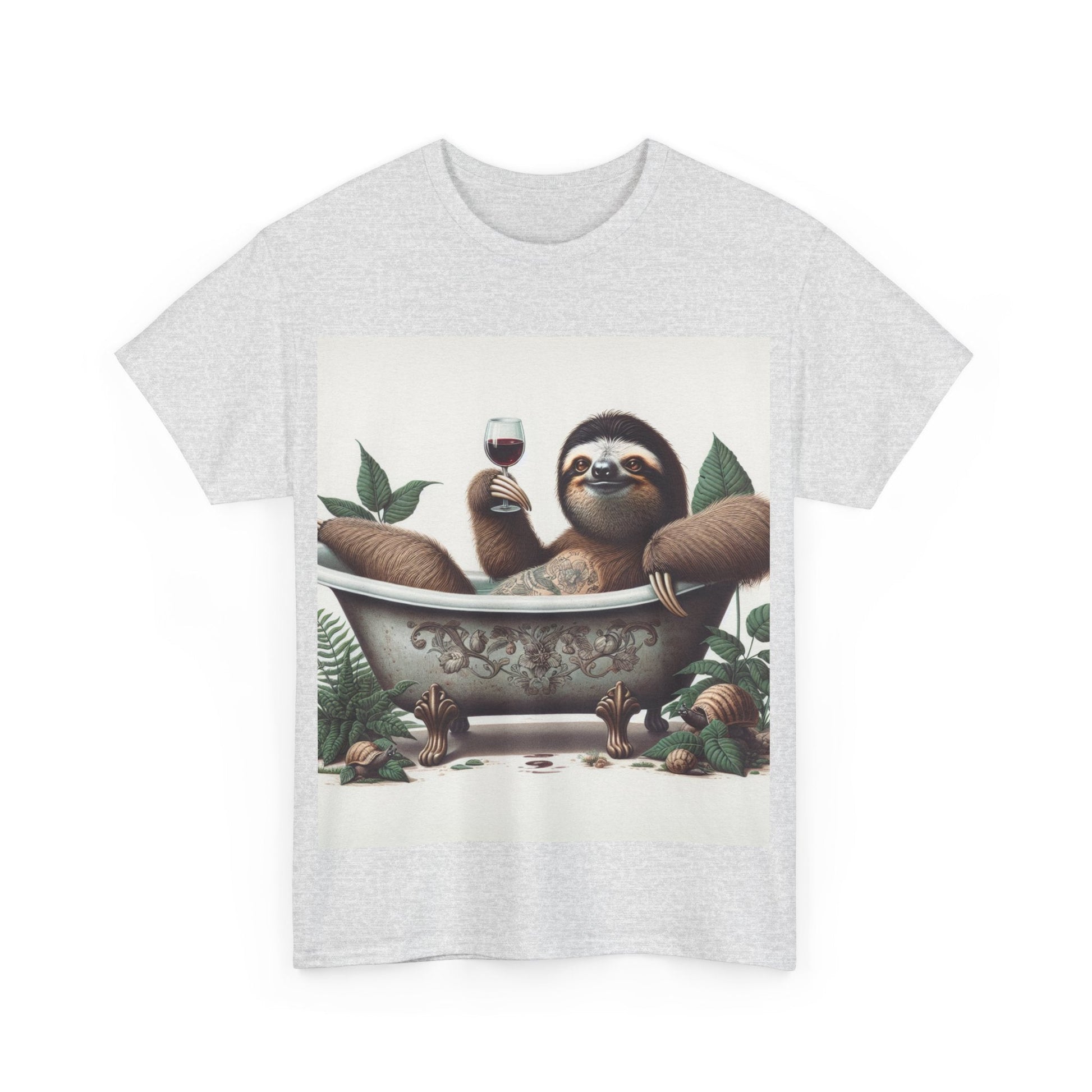G’day Sloth Heavy Cotton Tee buy any 3 get 1 free. Free Shipping within Australia T-Shirt