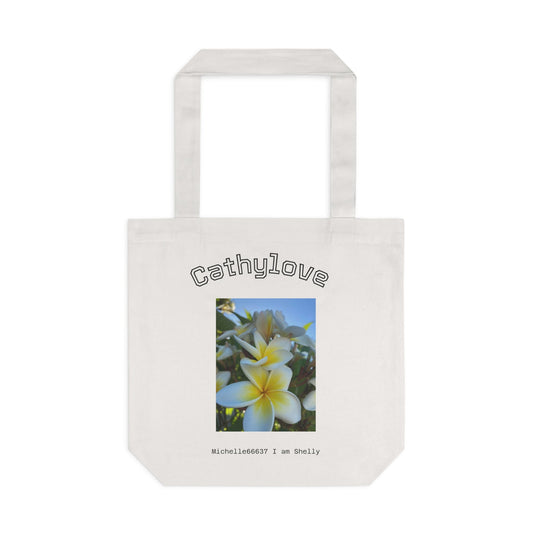 CATHYLOVE - COTTON TOTE BAGS FREE SHIPPING within Australia One size / Cream Bags