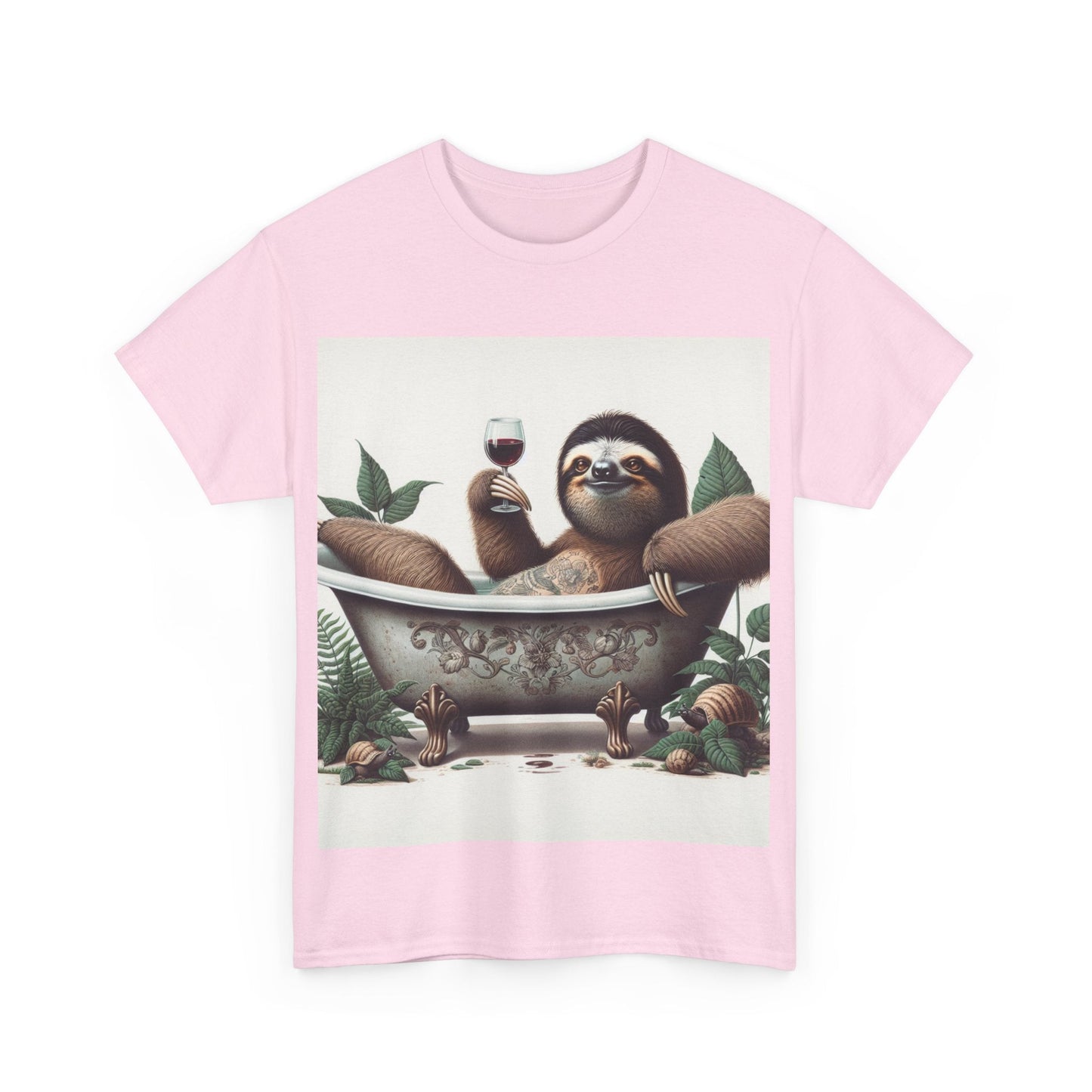 G’day Sloth Heavy Cotton Tee buy any 3 get 1 free. Free Shipping within Australia T-Shirt
