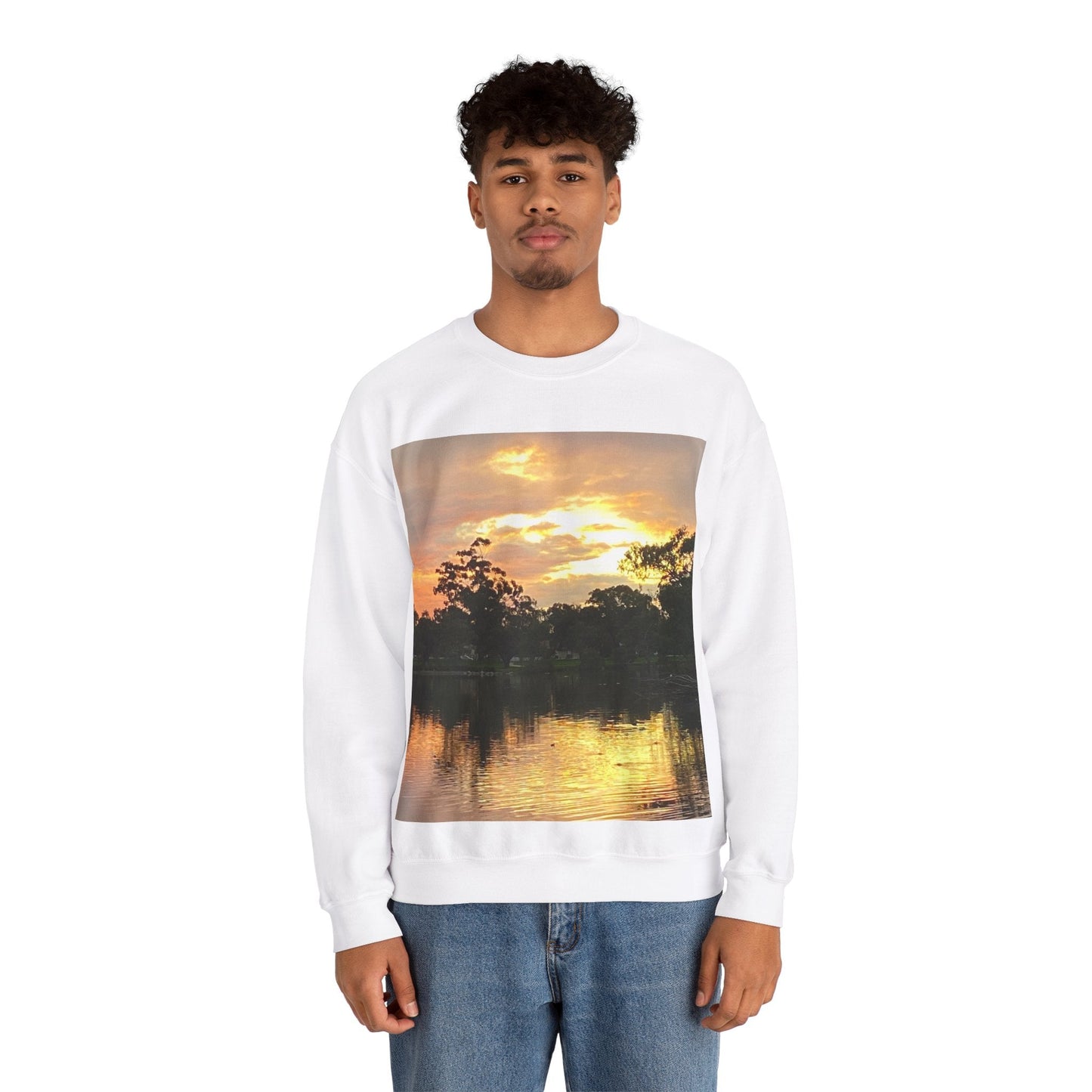 Sunset Blessing Unisex Heavy Blend™ Crewneck Sweatshirt Sweatshirt