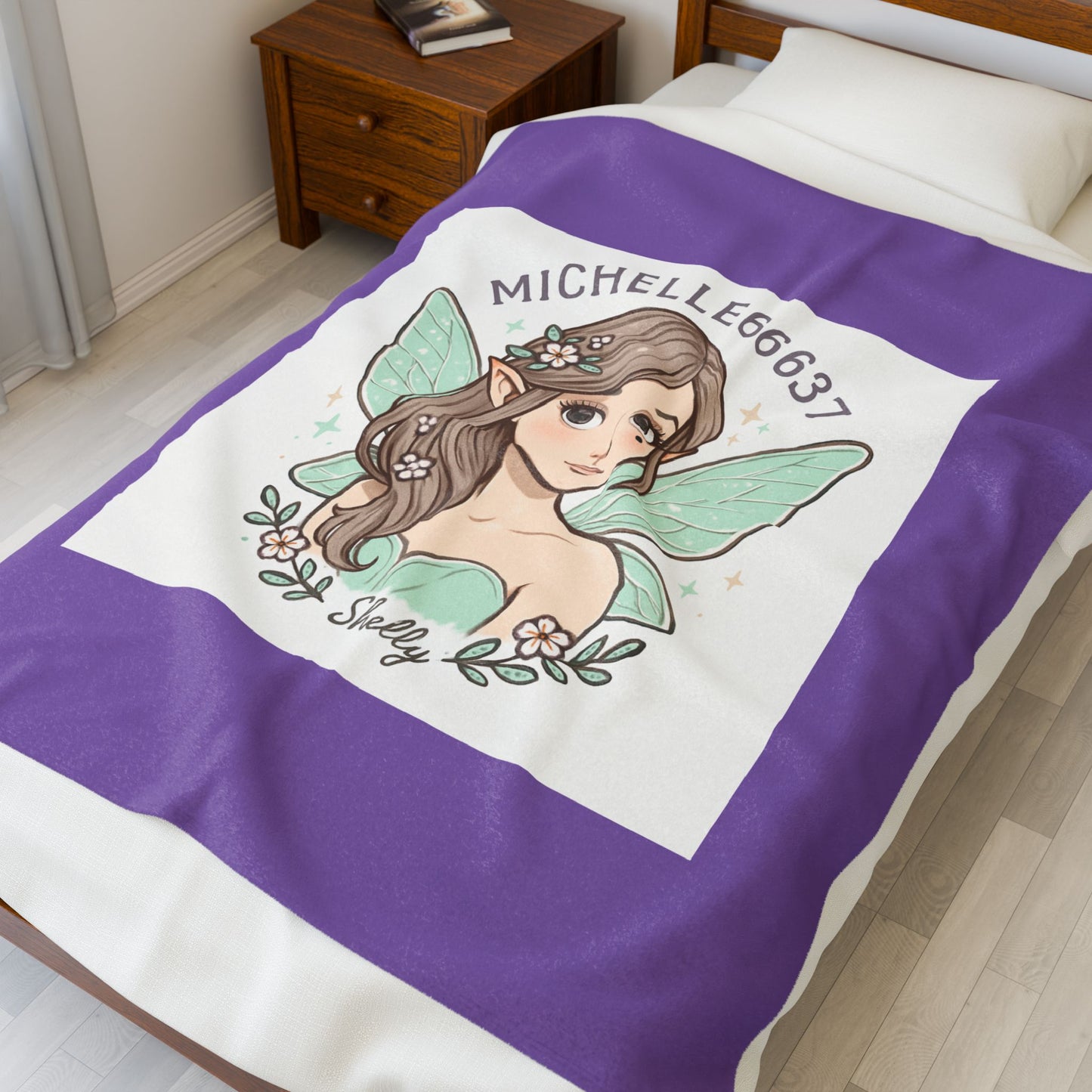 Michelle66637 I am Shelly - Velveteen Plush Blanket