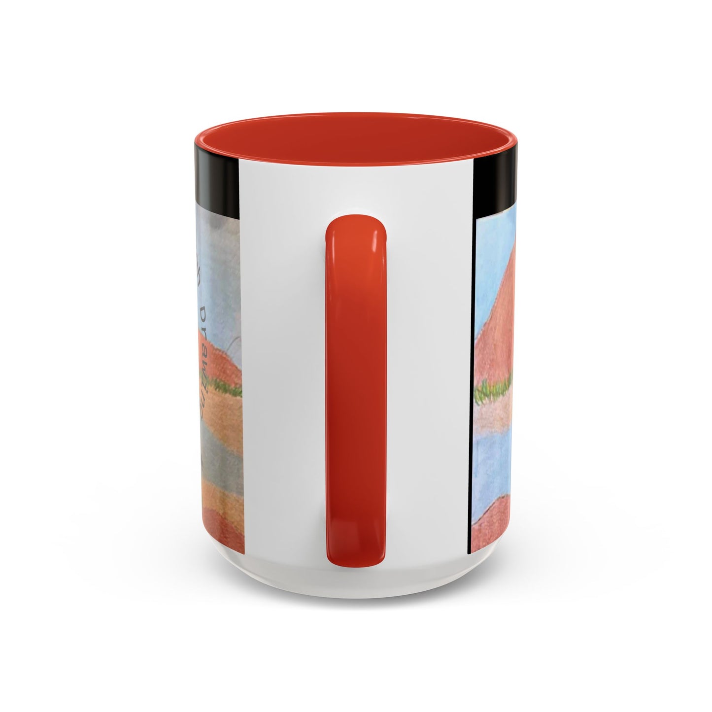 Healing With Art Therapy  Accent Coffee Mug (11, 15oz)