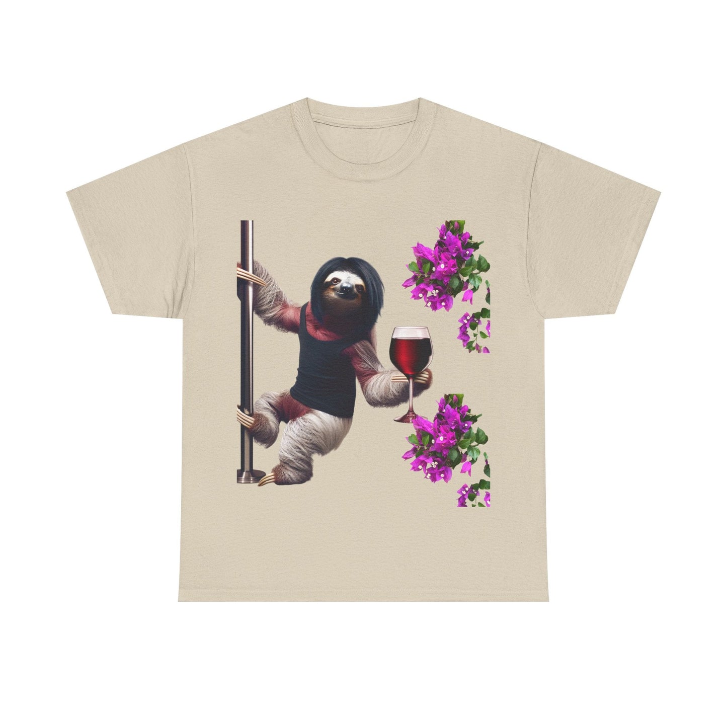 Sweet Love Sloth Heavy Cotton Tee Sand / L T-Shirt