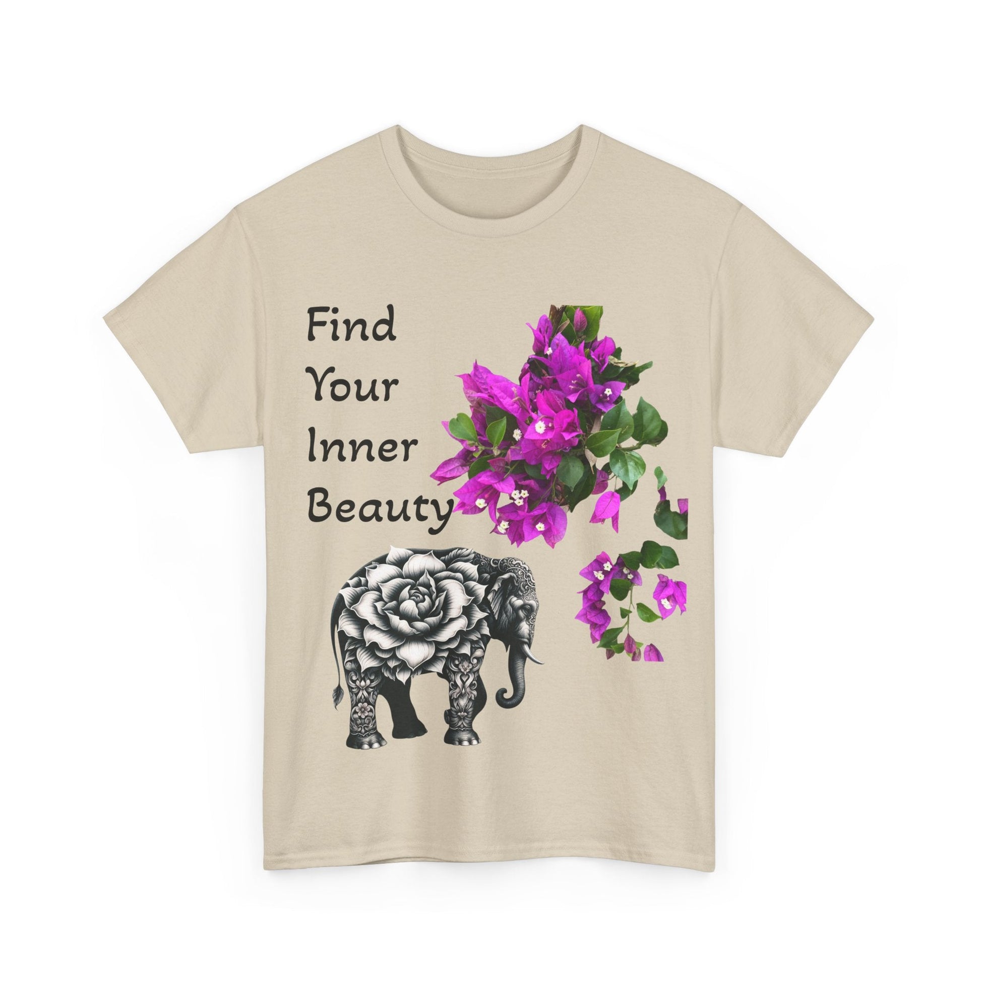 Inner Beauty - Heavy Cotton Tee buy any 3 get 1 free. Free Shipping within Australia T-Shirt