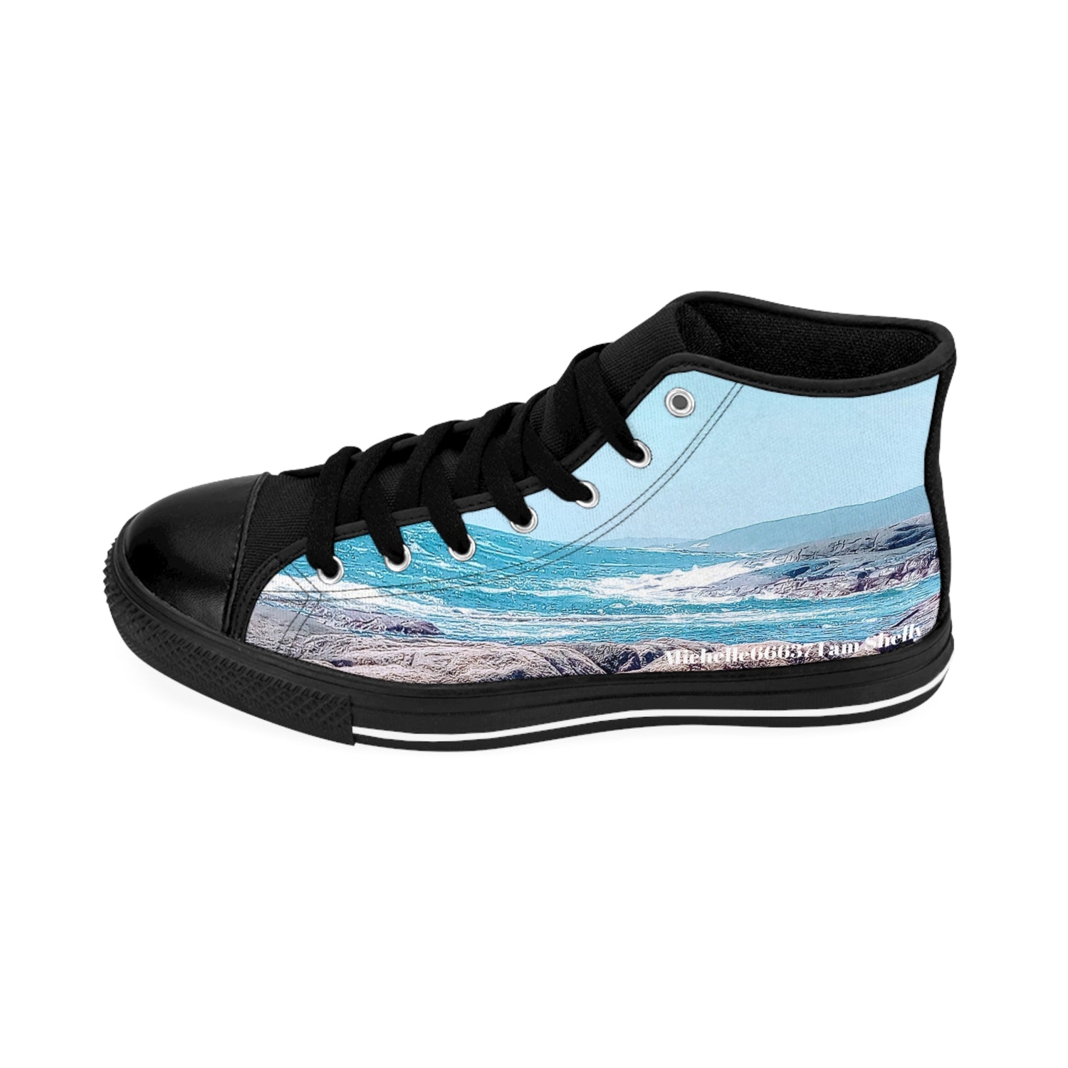 Sneakers - Ocean Waves Design